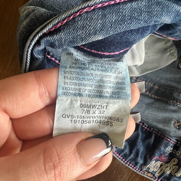 Wrangler Blue Bootcut Jeans Classic Style - Picture 5 of 6